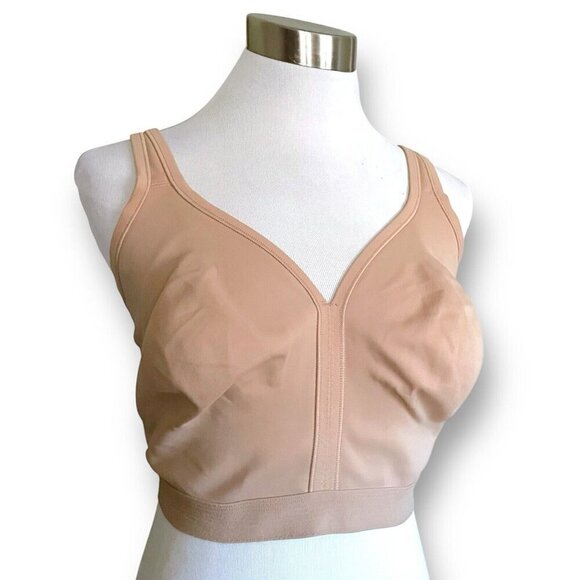 Soma 44G Bra Warm Amber Nude Tan Embraceable Wireless Unlined Full Coverage - Picture 5 of 9